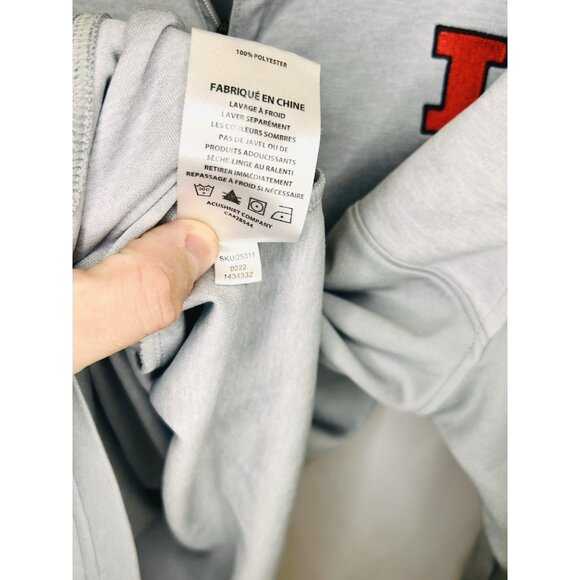 FootJoy Pullover Mens XL Gray Lightweight 1/4 Zip Performance Golf Pullover | Il - Picture 6 of 8